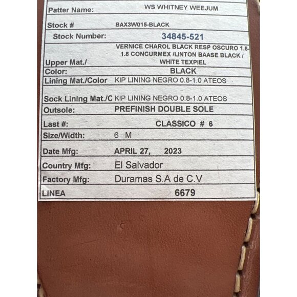 G.H. Bass Womens Weejuns Black & White Tweed Loafers With Patent Leather Accent - Picture 9 of 12